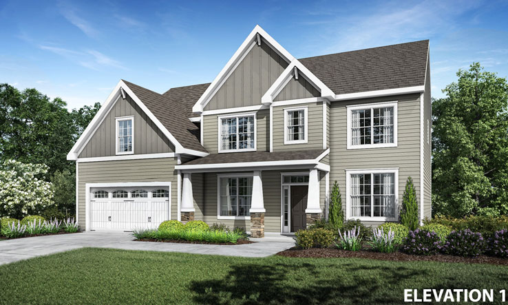 The Capstone Floor Plan | 4 Bed, 2.5 Bath by Kroll Residential