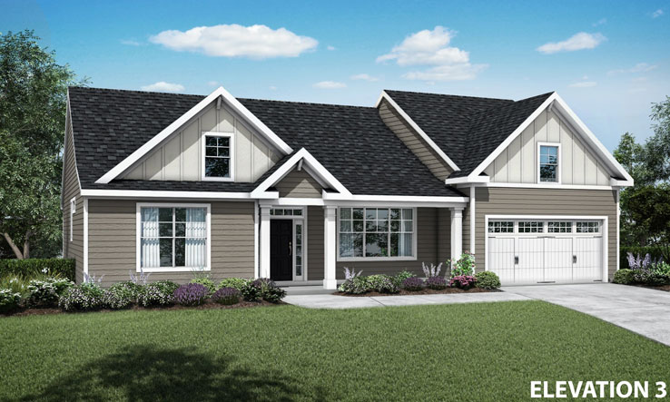 The Meridian II Floor Plan | 4 Bed, 2.5 Bath by Kroll Enterprises