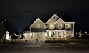 Night Exterior. Wexford Square New Homes Chesapeake, VA